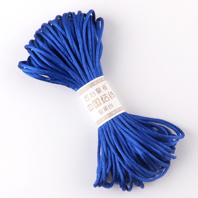 22 M 2,5 mm ķīniešu mezglu līnijas aukla zīda satīna aukla neilona aukla DIY string kaklarota rokassprādzes aukla