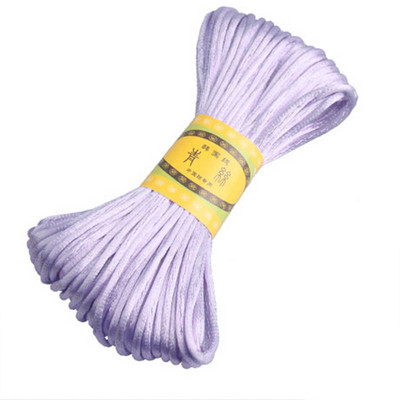 22 M 2,5 mm ķīniešu mezglu līnijas aukla zīda satīna aukla neilona aukla DIY string kaklarota rokassprādzes aukla