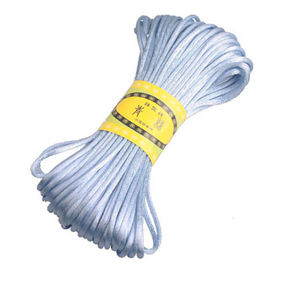 22 M 2,5 mm ķīniešu mezglu līnijas aukla zīda satīna aukla neilona aukla DIY string kaklarota rokassprādzes aukla