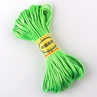 22 M 2,5 mm ķīniešu mezglu līnijas aukla zīda satīna aukla neilona aukla DIY string kaklarota rokassprādzes aukla