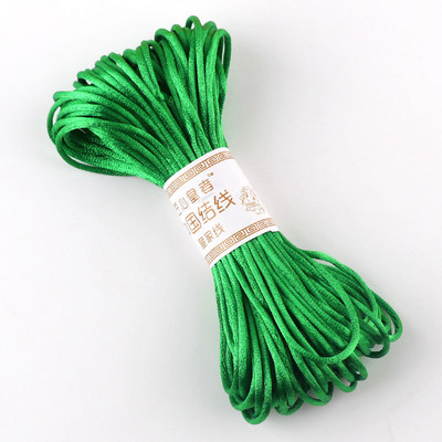 22 M 2,5 mm ķīniešu mezglu līnijas aukla zīda satīna aukla neilona aukla DIY string kaklarota rokassprādzes aukla