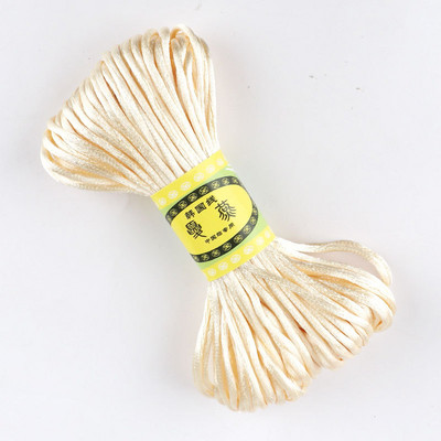 22 M 2,5 mm ķīniešu mezglu līnijas aukla zīda satīna aukla neilona aukla DIY string kaklarota rokassprādzes aukla