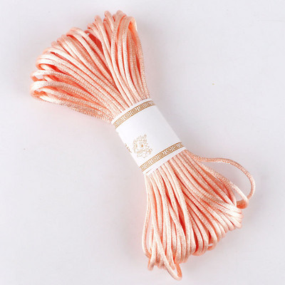 22 M 2,5 mm ķīniešu mezglu līnijas aukla zīda satīna aukla neilona aukla DIY string kaklarota rokassprādzes aukla