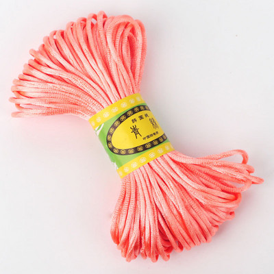 22 M 2,5 mm ķīniešu mezglu līnijas aukla zīda satīna aukla neilona aukla DIY string kaklarota rokassprādzes aukla