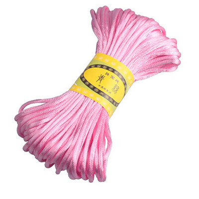 22 M 2,5 mm ķīniešu mezglu līnijas aukla zīda satīna aukla neilona aukla DIY string kaklarota rokassprādzes aukla