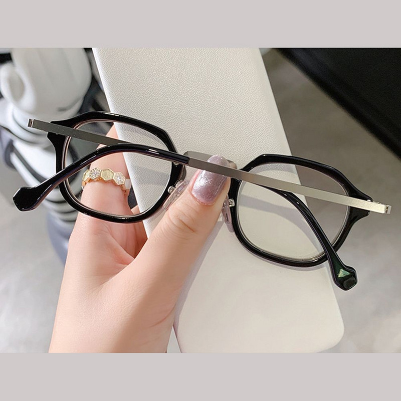 1Pcs New Fashion Anti-UV Blue Rays γυαλιά Γυαλιά υπολογιστή Μεταλλικό τετράγωνο σκελετό Γυαλιά Γυαλιά Γυαλιά Γυαλιά Vision Care για άνδρες Γυναικεία