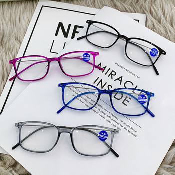 Модни очила за четене Дамски Мъжки Оптични компютърни очила Пресбиопия Очила +1.0+1.5+2.0+2.5+3.0+3.5+4.0 Gafas против синя светлина