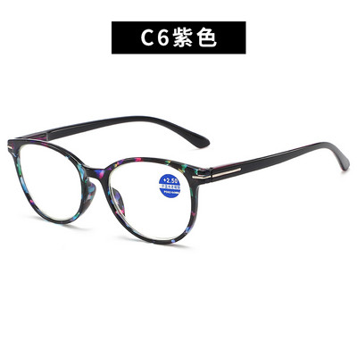 2022-es újdonság, Retro, kerek olvasószemüvegek, HD antikék fényes lencsék, női szülők olvasószemüvegek 18146