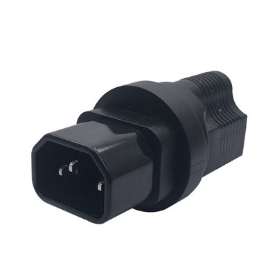 USA NEMA 5-15R към IEC 60320-C14 Захранващ адаптер за пътуване Американски 3-зъбен гнездо към C14 Power Converter Конектор Индустриален Gra