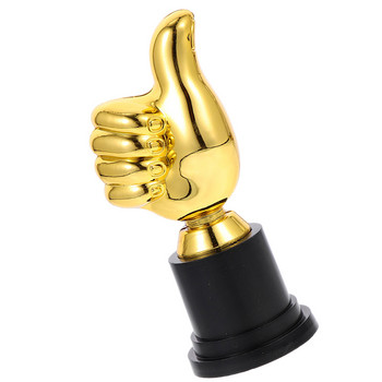 Детски страхотен трофей Детска купа Награда Декор Баскетболен модел Наздраве във формата на палец Пластмасов забавен