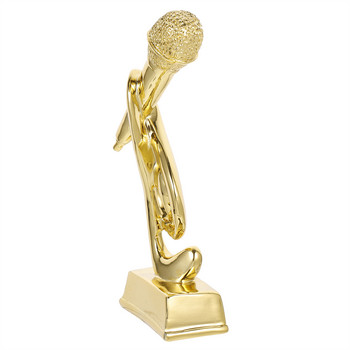 Τρόπαιο Βραβείο Μικροφώνου Πάρτι Τρόπαια Μουσική Τραγούδι Βραβεία Καραόκε Χρυσό Χρυσό Μικρόφωνο Αστείο άγαλμα Μουσικός διαγωνισμός