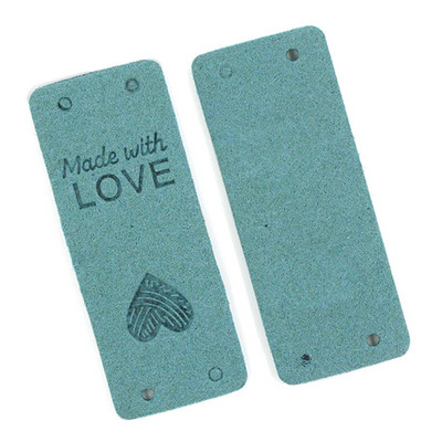 20 vnt. Rankų darbo etiketės drabužiams, pagamintam iš meilės Odinės etiketės Rankų darbo etiketės skrybėlėms Širdelės mezgimo etiketės Siuvimo priedai