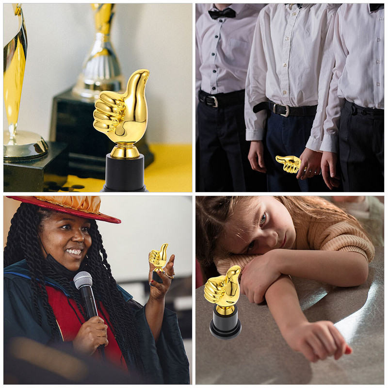 Mažojo trofėjaus nykščio apdovanojimai Vaikų darželių konkursas Juokingi dekoro trofėjai Adukt žaislų taurė