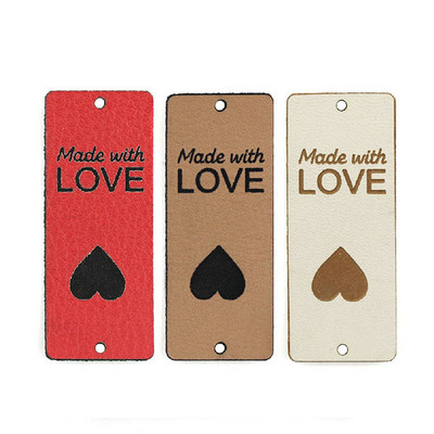 20 τμχ Χειροποίητη ετικέτα Μπάλα από νήμα Δερμάτινες ετικέτες για ρούχα Χειροποίητες ετικέτες για καπέλα Πλεκτά αξεσουάρ ραπτικής DIY Δώρο Χειροτεχνίας