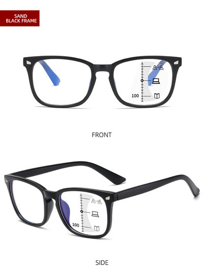 NONOR Progressive Multi Focus Blue Ray Proof Presbyopia Glasses Έξυπνο αυτόματο ζουμ Λειτουργία διπλού φωτός