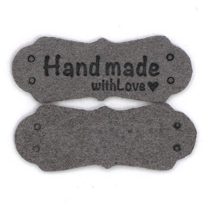 20Pcs PU kožne naljepnice Oznake za ručno izrađene DIY šešire Torbe Ručno izrađene s ljubavlju Oznake za odjeću Šivanje Oznake Dodaci za odjeću