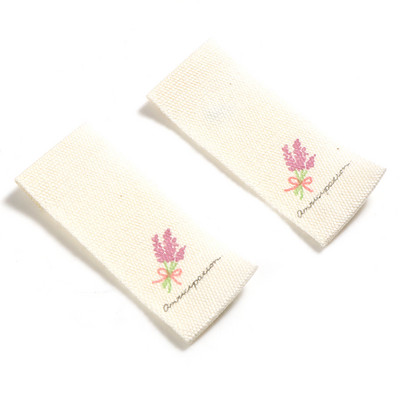 100 τεμ. λουλούδια εμπριμέ Ετικέτες Brige που πλένονται Παιδικά ενδύματα Τσάντες Ρούχα Βασικές ετικέτες Χειροποίητα βαμβακερά υφαντά αξεσουάρ ραπτικής ετικέτας