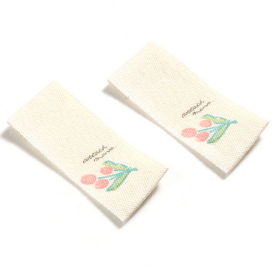 100 τεμ. λουλούδια εμπριμέ Ετικέτες Brige που πλένονται Παιδικά ενδύματα Τσάντες Ρούχα Βασικές ετικέτες Χειροποίητα βαμβακερά υφαντά αξεσουάρ ραπτικής ετικέτας