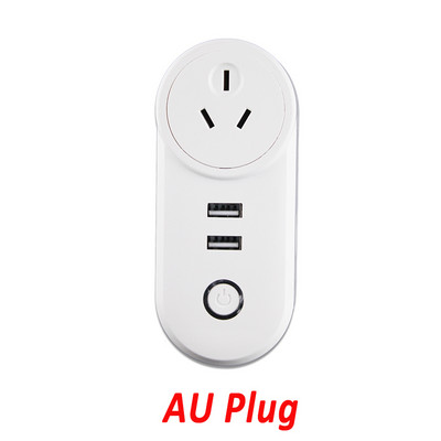 Tuya Zigbee Smart Plug Socket Outlet 2.1A USB Charger 16A EU Brazil APP Remote Control Works Alexa Google Assistant Smartthings