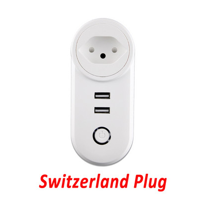 Tuya Zigbee Smart Plug Socket Outlet 2.1A USB Charger 16A EU Brazil APP Remote Control Works Alexa Google Assistant Smartthings