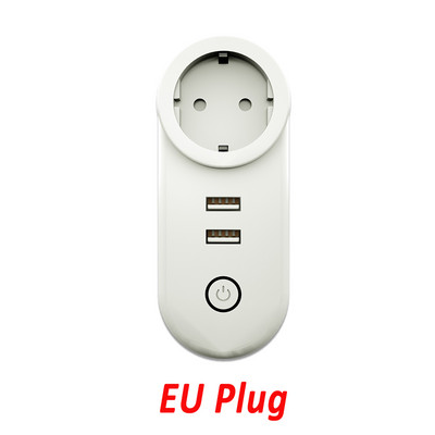 Tuya Zigbee Smart Plug Socket Outlet 2.1A USB Charger 16A EU Brazil APP Remote Control Works Alexa Google Assistant Smartthings