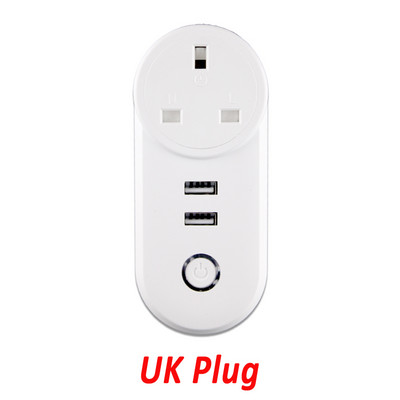 Tuya Zigbee Smart Plug Socket Outlet 2.1A USB Charger 16A EU Brazil APP Remote Control Works Alexa Google Assistant Smartthings
