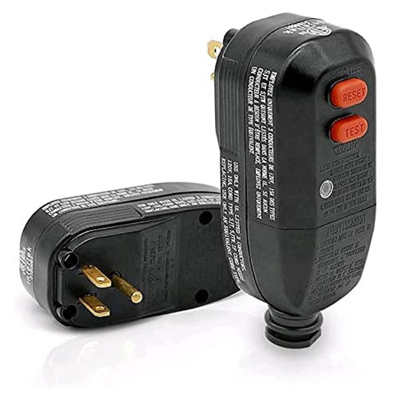 Ansamblu de fișă de înlocuire GFCI 3 fire 15A 3 fire cu întrerupător de circuit de eroare la pământ Protecție RCD de siguranță Fișă SUA