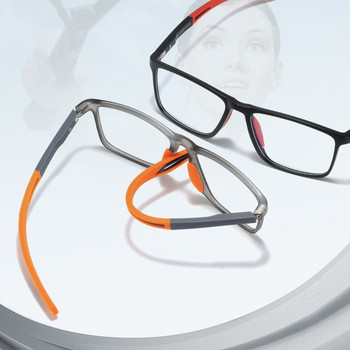 TR90 Очила за четене Мъже Жени Спортни очила за пресбиопия Пролетни крака Очила против синя светлина 0 до +4.0 Ретро Gafas