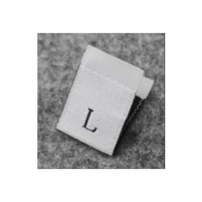 100 vnt. XXS-7XL Drabužių dydžio etiketė Juodas tekstas Baltas drabužis marškinėliai Suknelė Audinys Audinys Etiketė Žymė „Pasidaryk pats“ rankų darbo siuvimo priedai