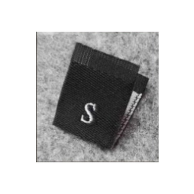 100 vnt. XXS-7XL Drabužių dydžio etiketė Juodas tekstas Baltas drabužis marškinėliai Suknelė Audinys Audinys Etiketė Žymė „Pasidaryk pats“ rankų darbo siuvimo priedai