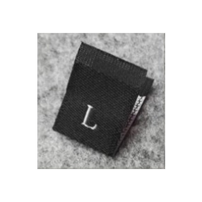 100 vnt. XXS-7XL Drabužių dydžio etiketė Juodas tekstas Baltas drabužis marškinėliai Suknelė Audinys Audinys Etiketė Žymė „Pasidaryk pats“ rankų darbo siuvimo priedai