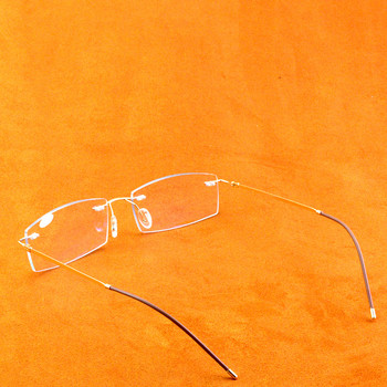 Γυαλιά ανάγνωσης από κράμα τιτανίου 15 στρωμάτων με επικάλυψη ιατρικής σιλικόνης Αντιολισθητικά γυαλιά ανάγνωσης με πλαίσιο χωρίς στεφάνη +0,75 +1 +1,25 έως +4