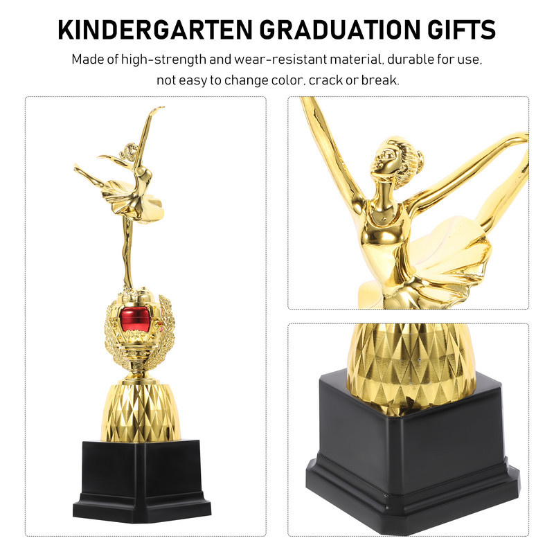 Profesionalus šokių trofėjus baleto šokėjas Trophy Dance konkurso trofėjus suvenyras