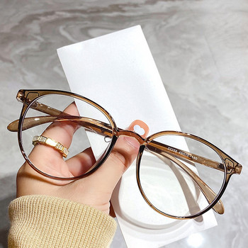 Модерни дамски очила за късогледство Дамски очила с малка кръгла рамка минус диоптър Очила Прозрачни ретро очила Градуси