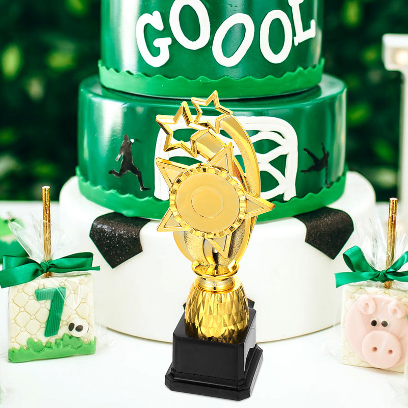 Trófea Gyermek golf Dísz trófeák Színpadi előadás műanyag futball gyerekpoharak Kicsi finom Exquisite