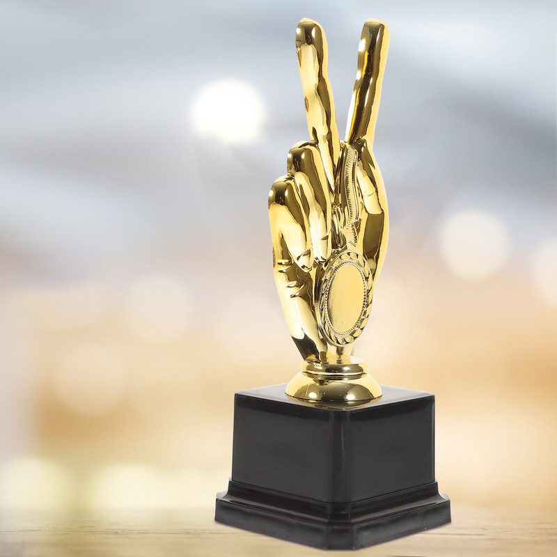 185 см пластмасов златен трофей Ученическа детска спортна награда Трофей Награда за състезания