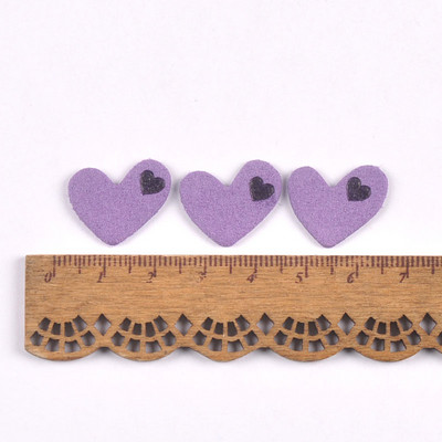 50Pcs Heart Pattern Love Embossing Кожени етикети Дрехи Направи си сам шевни аксесоари Консумативи за облекло Банер Етикети за ръчна работа c3508