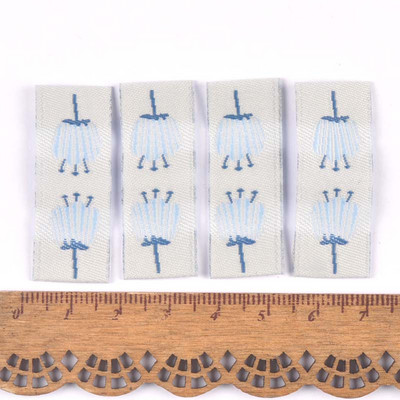 50 buc. Etichete lavabile cu broderie de artar/ciuperci Accesorii de cusut Genți de îngrijire Etichete de îmbrăcăminte pentru articole de îmbrăcăminte lucrate manual c3159