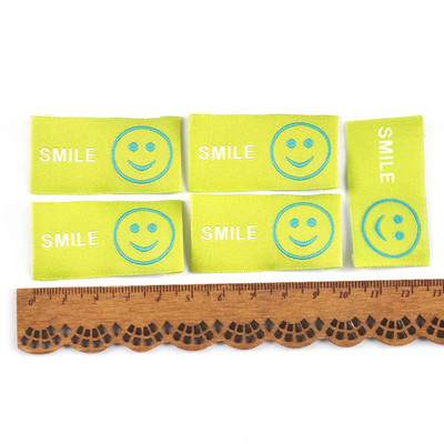 50Pcs/Lot New 10Colors Vez Osmijeh Etikete za odjeću za ručno izrađene dodatke za šivanje Oznake za pletenje DIY pribor za odjeću c3525