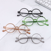 Retro naočale za čitanje protiv UV plavih zraka Žene Muškarci Okrugli okvir Zaštita od zračenja Naočale za dalekovidnost Briga za vid +1,0~+4,0