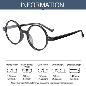 Ретро анти-UV сини лъчи очила за четене жени мъже кръгла рамка радиационна защита очила пресбиопия грижа за зрението +1.0~+4.0