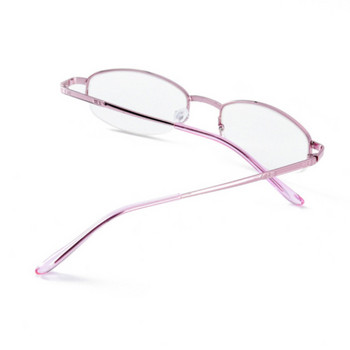 Γυναικεία ροζ μισό πλαίσιο Κομψά γυαλιά ανάγνωσης Μεταλλικά γυαλιά ανάγνωσης Mother Fashion Γυαλιά ανάγνωσης Ρητίνης Εξαιρετικά ελαφριά γυαλιά ανάγνωσης