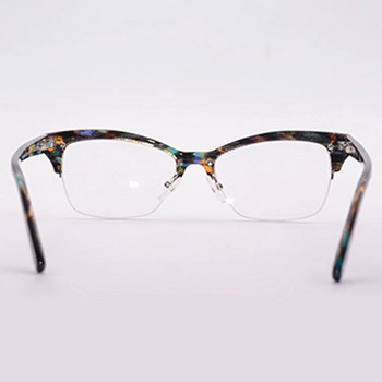 Γυναικείο πλαίσιο γυαλιών προστασίας από μπλε μάτι γάτας 2021 νέος σκελετός μόδας με οξικό σκελετό συνταγογραφούμενα γυαλιά