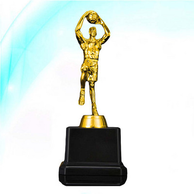 Basketball Trophies Plastic Basketball Figur Trophy Prime for Tournaments Competitions (Χρυσή)