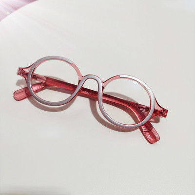 Γυναικεία γυαλιά ανάγνωσης μικρού στρογγυλού σκελετού Vintage γυαλιά γυαλιών υπερμετρωπίας Γυναικεία Γυαλιά Γυναικεία Μπλε Φωτεινά Μυωπά 0~+4.0 με δωρεάν πανί