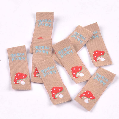 50 τμχ Υπέροχες Ετικέτες κεντήματα με μοτίβο πεταλούδας/ουράνιο τόξο Αξεσουάρ ραπτικής ενδυμάτων Τσάντα ρούχων Ετικέτες παπουτσιών Είδη χειροτεχνίας C3367