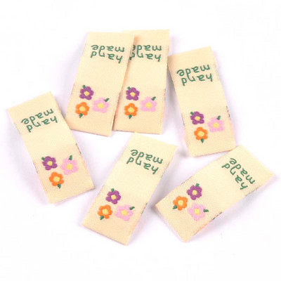 50 τμχ Υπέροχες Ετικέτες κεντήματα με μοτίβο πεταλούδας/ουράνιο τόξο Αξεσουάρ ραπτικής ενδυμάτων Τσάντα ρούχων Ετικέτες παπουτσιών Είδη χειροτεχνίας C3367