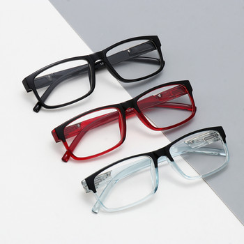 1PC Унисекс очила за четене Правоъгълна рамка Очила за пресбиопия Модни очила с висока разделителна способност Грижа за зрението +1,00~+4,00