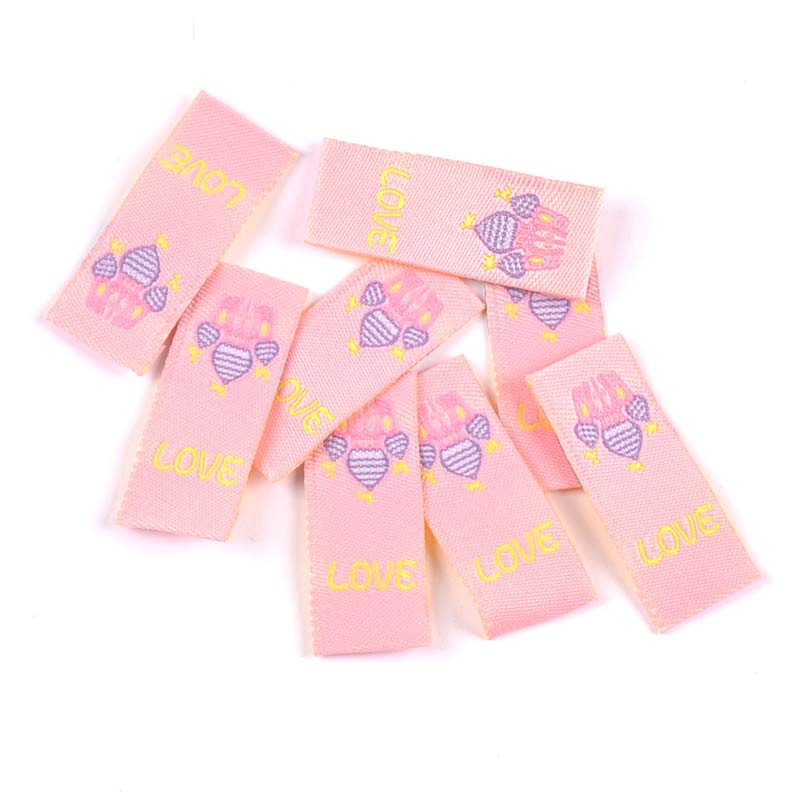 50kom/Parta Ljubav/Balon/Dvorac Šarene naljepnice za vezenje za šivanje torbi za odjeću Ručno izrađeni dodaci Oznaka za odjeću 28x15mm C3501
