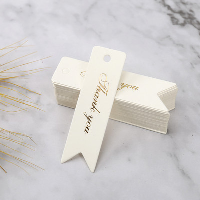 100 vnt. rankų darbo su meile kraftpopieriaus etiketės Drabužių batų krepšiai pakabinami padėkos atvirukai Produkto kainų etiketės iš vienos pusės spausdintos